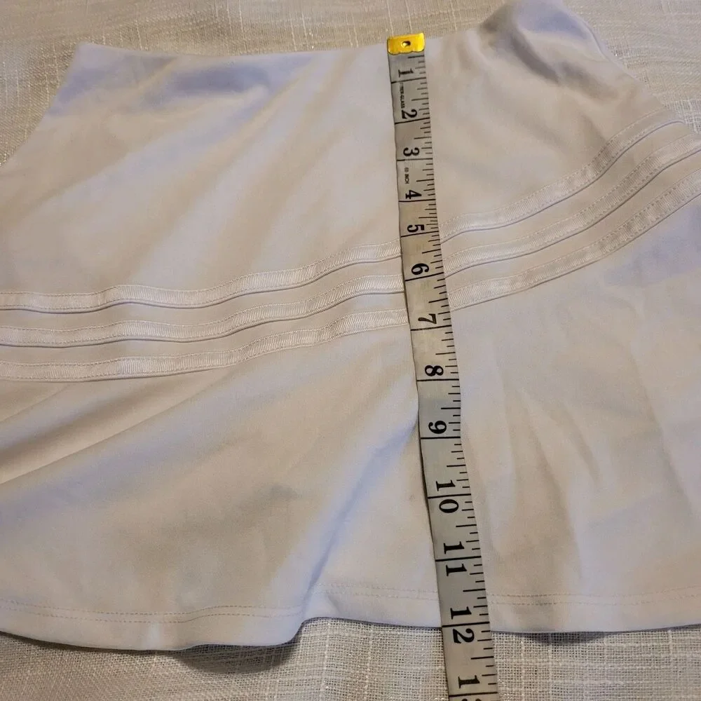 Adidas Girls Sport Skort Skirt Size Large (14) White